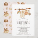 Recherche de clothesline baby shower invitations Blanc