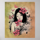 Recherche de fille papillon posters Arrière plan