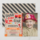 Recherche de fireman anniversaire invitations Camion pompier