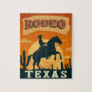 Recherche de vintage cowboy puzzles Texas