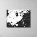 Recherche de visage abstrait toiles Noir