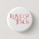 Suche nach jesus und kreuz buttons Liebe