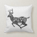 Recherche de cerf noir coussins Moderne