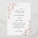 Recherche de floral noir et blanc invitations Calligraphie