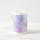 Recherche de pourpre et bleu tasses Rose