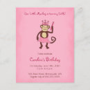 Recherche de singe brun invitations Fille