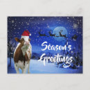Recherche de vache père noël cartes postales Neige