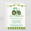 Suche nach tractor birthday einladungen Gelb