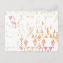 Suche nach einfaches muster postkarten Weiß