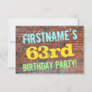 Suche nach 63 geburtstag einladungen Geburtstagsfeier