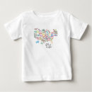 Recherche de géographie bébé vêtements Typographie