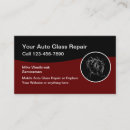 Recherche de pare brise brisé cartes visite Service