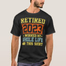 Recherche de travail chemise tshirts Retraité