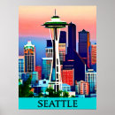 Suche nach seattle poster Stadtbild