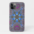 Recherche de mandala coloré iphone coques Bleu