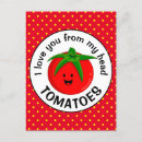 Recherche de tomate heureuse cartes postales Mignon