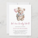 Recherche de baby pink invitations Nous pouvons attendre