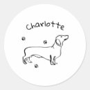 Recherche de dachshund illustration autocollants Dog