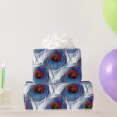 Recherche de paon papier cadeau Moderne