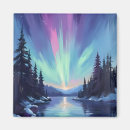 Suche nach nordlichter magnete Aquarell