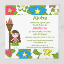 Suche nach hula mädchen einladungen Blume