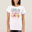Recherche de chat coloré tshirts Avec