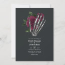 Recherche de goth mariage invitations Squelette
