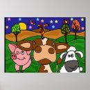 Suche nach farm animals poster Schwein