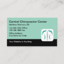 Recherche de chiropractie cartes visite Chiropratique