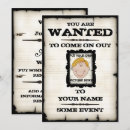 Suche nach gewolltes plakat einladungen Western