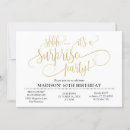 Recherche de shhh anniversaire invitations Chic