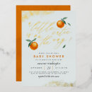 Recherche de orange bleue invitations Mother to be
