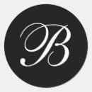 Suche nach monogramm b aufkleber Schwarz