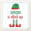 Recherche de humour noël dessous de verres Vert