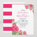 Recherche de bouquet rose mariage invitations Aquarelle