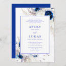 Recherche de de de bleu royal mariage invitations Moderne