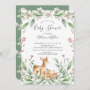 Recherche de woodland deer baby shower invitations Cerf