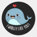 Recherche de amour de baleine autocollants Pour tous