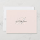 Recherche de mariage gris rose vœux cartes Monogramme