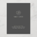 Recherche de floral save the date cartes postales Minimaliste