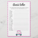 Recherche de baby shower word scramble Fille