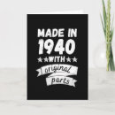 Suche nach 1940 geburtstag karten Lustig