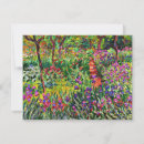 Recherche de jardin monet vœux cartes Vintage