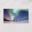 Suche nach aurora borealis visitenkarten Foto