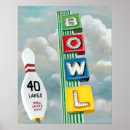 Recherche de bowling vintage posters Coloré