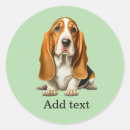 Recherche de chiens de basset autocollants Animal