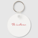 Recherche de rouge porteclés Rouge et blanc