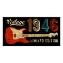 Suche nach vintage gitarre poster Gitarrist