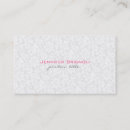 Suche nach der blütenstaub visitenkarten Weiß