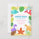 Recherche de dino mignon invitations Baby boy